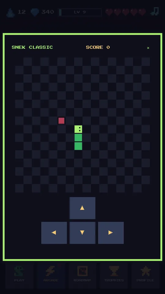 Snek Classic, a Snake game you unlock at the end